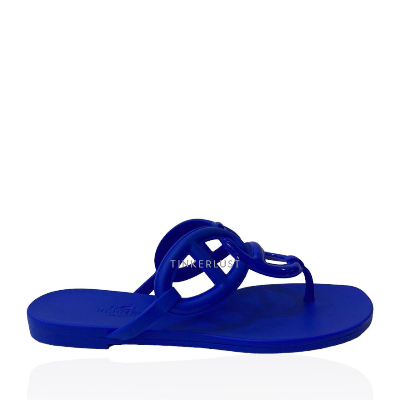 sepatu sandals Hermes Egerie Bleu Outremer Sandals | Tinkerlust